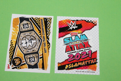 Topps WWE #249 NXT Tag Team Championship Slam Attax 2021
