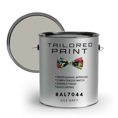 RAL7044 SEIDENGRAU GLANZ uPVC Fenster & Tür 1K Pinsel oder Spray On