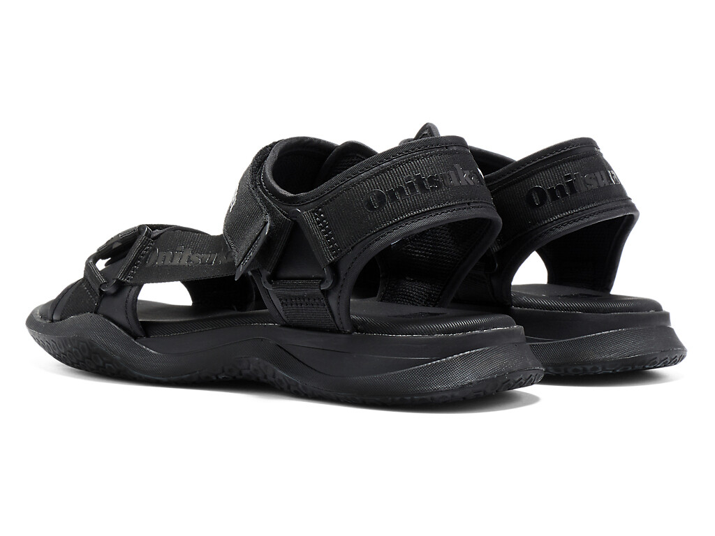 Onitsuka Tiger OHBORI STRAP Black x Black Strap Sandals US