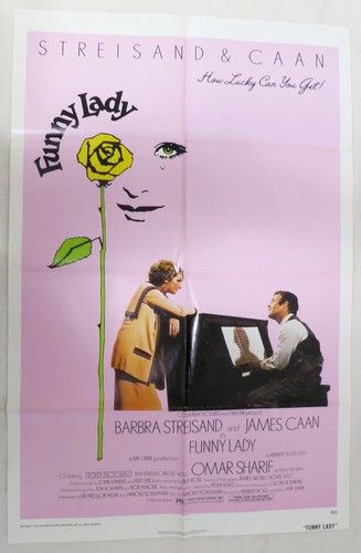 Streisand Original Funny Lady One Sheet Theater Poster 1975 27x 41 NM Cond. To24