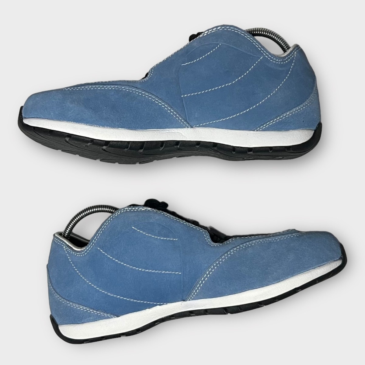 Speedwell Men\'s Blue Suede Lace-Up Oil Resistant Bottom Racing Sneakers Sz 9 HTF Speedwell Men main image 2