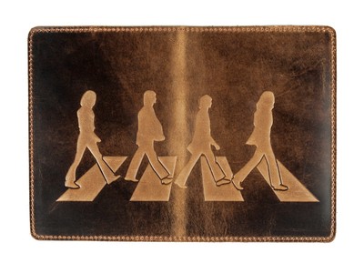Premium Leather Passport Cover Case 3d Print Walking Beatles On Abbey Road Ebay