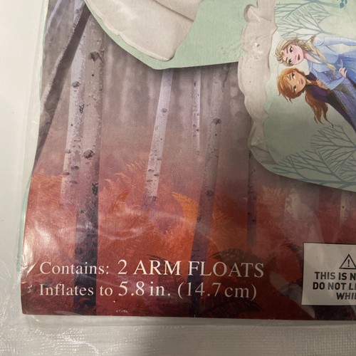 Disney Frozen II Anillo de Natación y Brazo Flotadores Piscina Natación Inflable Nuevo en Paquete Flotación - Imagen 10 de 12