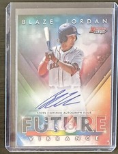 Blaze Jordan 2021 Bowman’s Best Future Vibrance Auto /150