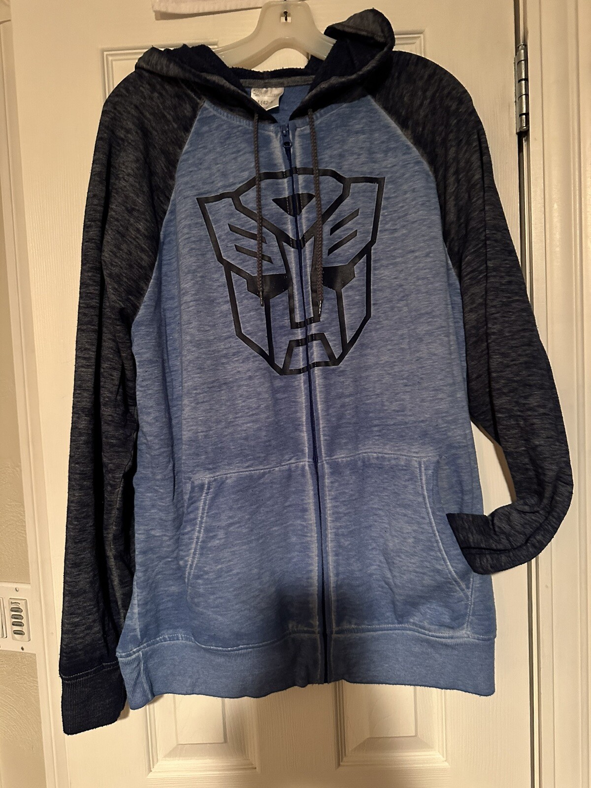 Transformers Light Weight Full Zip Hoodie Sweatshirt … Gem