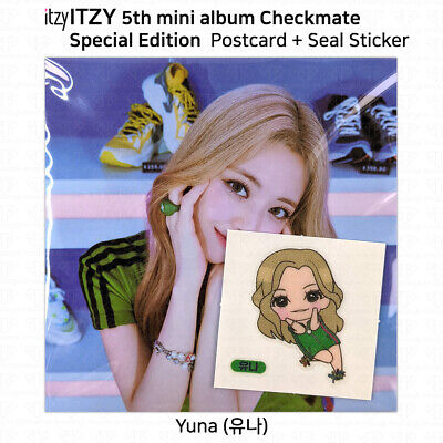 Yuna - Official Poster ITZY Mini Album Checkmate Kpop