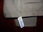 MEN'S PANTS HABAND EXECUTIVE DIVISION PRO TECH SIZE 32M COLOR CHAMPAIGNE BROWN  — photo 2