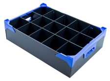 Glassjacks / Glassware Storage Box - 15 Compartments (Size H160 x D95mm) 
