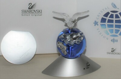 BRAND NEW Swarovski CRYSTAL PLANET VISION 2000 COA/Pamphlet/Boxed ~ Beautiful 