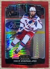 2022-23 OPC PLATINUM HOCKEY MIKA ZIBANEJAD RED PRISM SP PARALLEL #166 #078/199