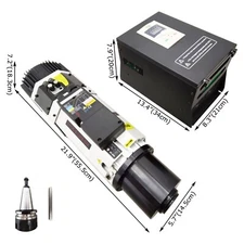 220V 9KW Automatic Tool Change ATC Air Cooled Spindle Motor 24000rpm