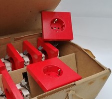 Alt Steckdose retro Schukosteckdose Unterputz 70er Altbau Vintage DDR 70s