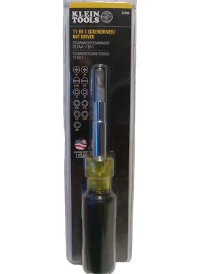 Klein Tools 11-in-1 Multi-Bit Screwdriver/Nut Driver