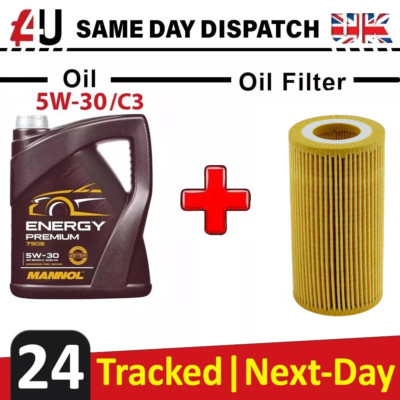 CAR SERVICE ENGINE OIL 5L MN7908 5W-30 FILTER FOR AUDI A4 A5 A6 A7 A8 Q5 Q7 Q8
