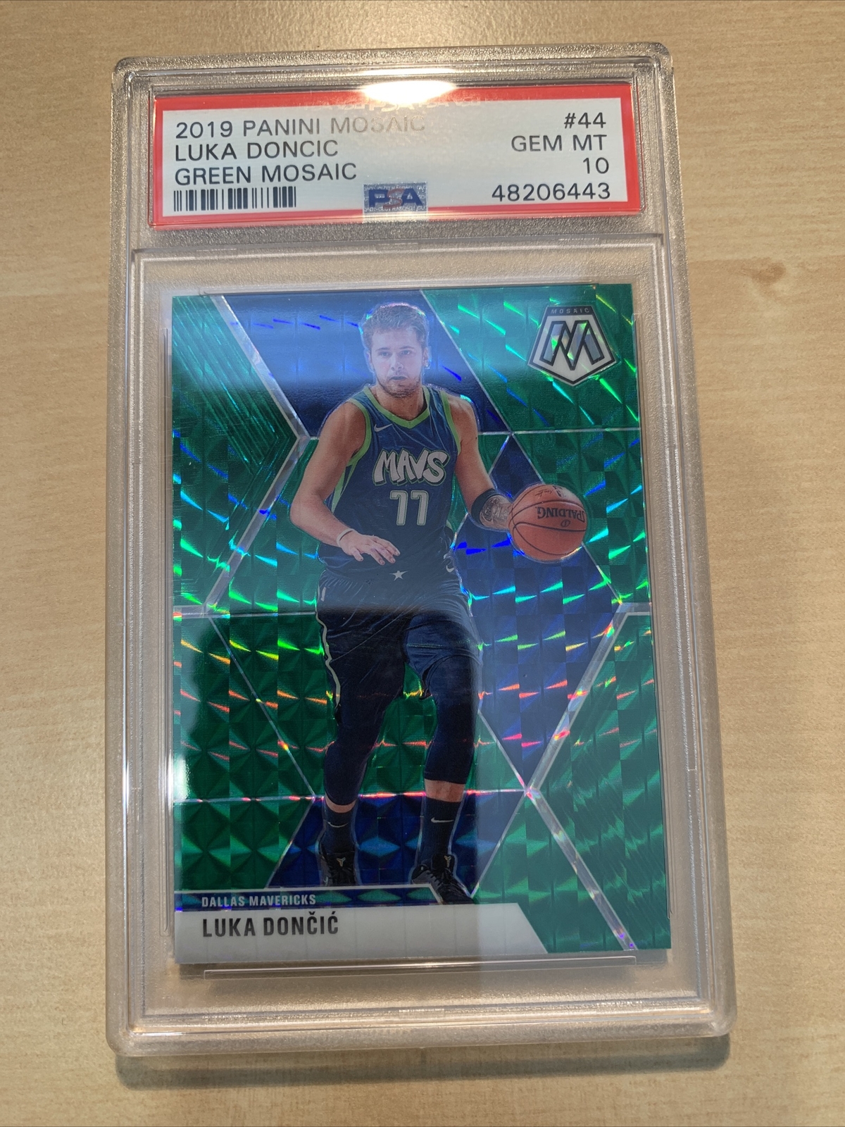 2019 Panini Mosaic Green Luka Doncic #44 PSA 10 GEM MINT 2nd Year!