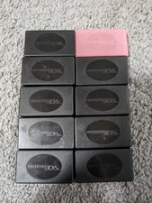 10 OFFICIAL NINTENDO DS PINK  & BLACK 4 GAME CARTRIDGE CASE HOLDER! Free Ship!