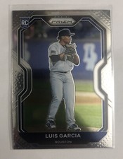 2021 Panini Prizm #90 Luis Garcia Rookie Card Houston Astros RC Base. rookie card picture