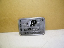 2000  AG PARTS, LTD. HUMBOLDT, IOWA  AGRICULTURE BELT BUCKLE