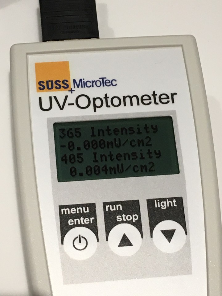 SUSS Microtek G187079 Portable UV Optometer with UV365/UV405 UV Probe ...