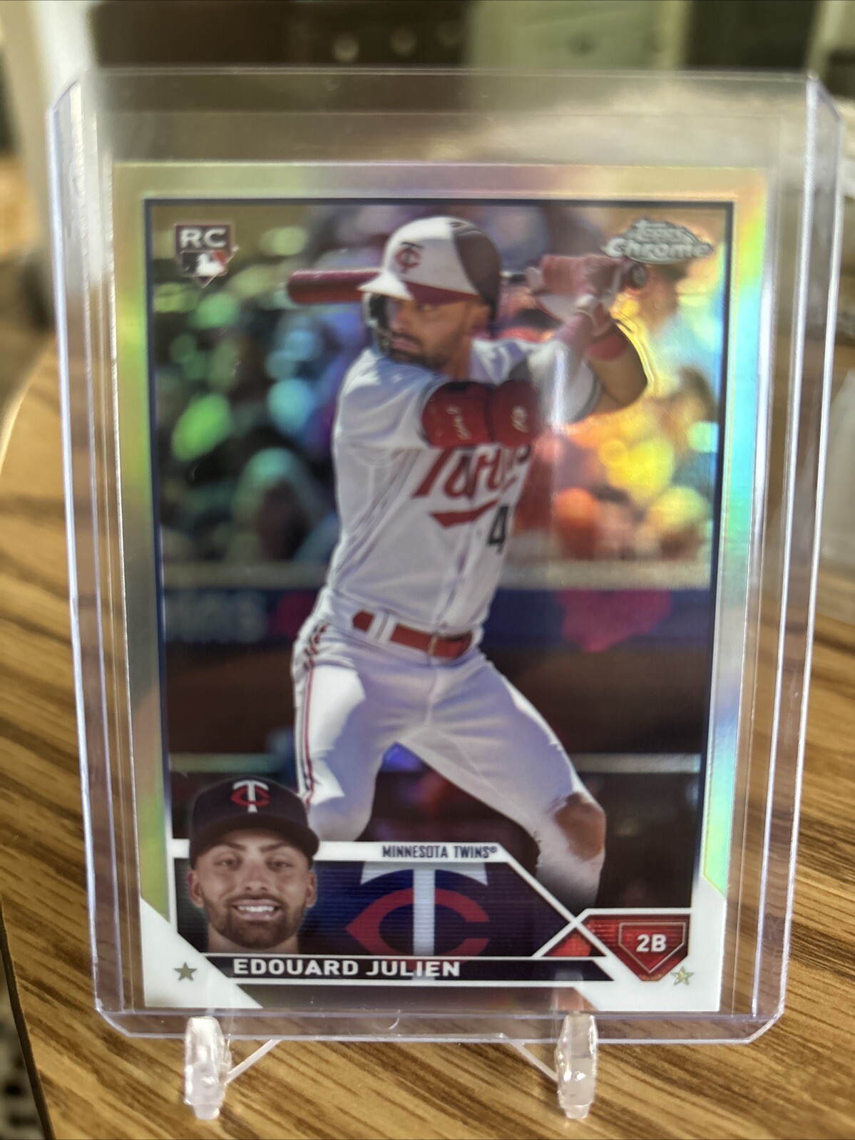 2023 Topps Chrome Update Edouard Julien Refractor Rookie #USC79 Twins NM-MINT