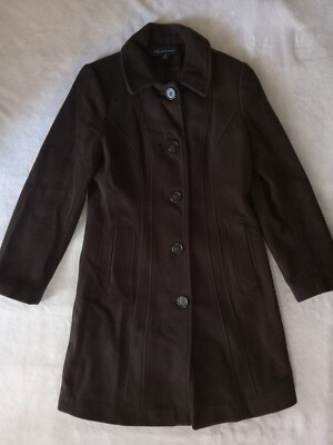 Anne Klein Women's Brown Trench Coat Size XS