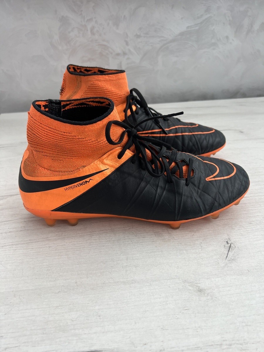 Nike Hypervenom サッカーシューズ オレンジ/ブラック 28cm Nike Hypervenom Phantom II FG Leather Soccer Cleats Black