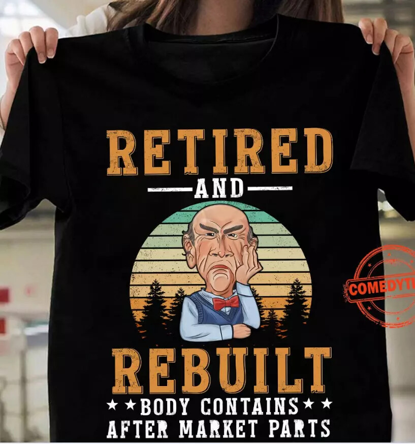 Retro Retired And Rebuilt T-Shirt Body Contains After Market Parts S-5Xl image 2