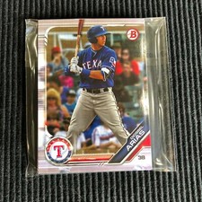 (10) 2019 BOWMAN DRAFT #BD-112 DIOSBEL ARIAS PROSPECT CARD LOT  RANGERS