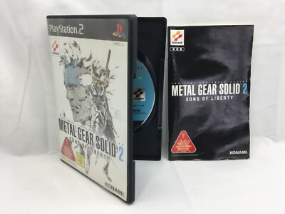 SONY PS2 Japan Metal Gear Solid 2 Sons of Liberty PlayStation 2