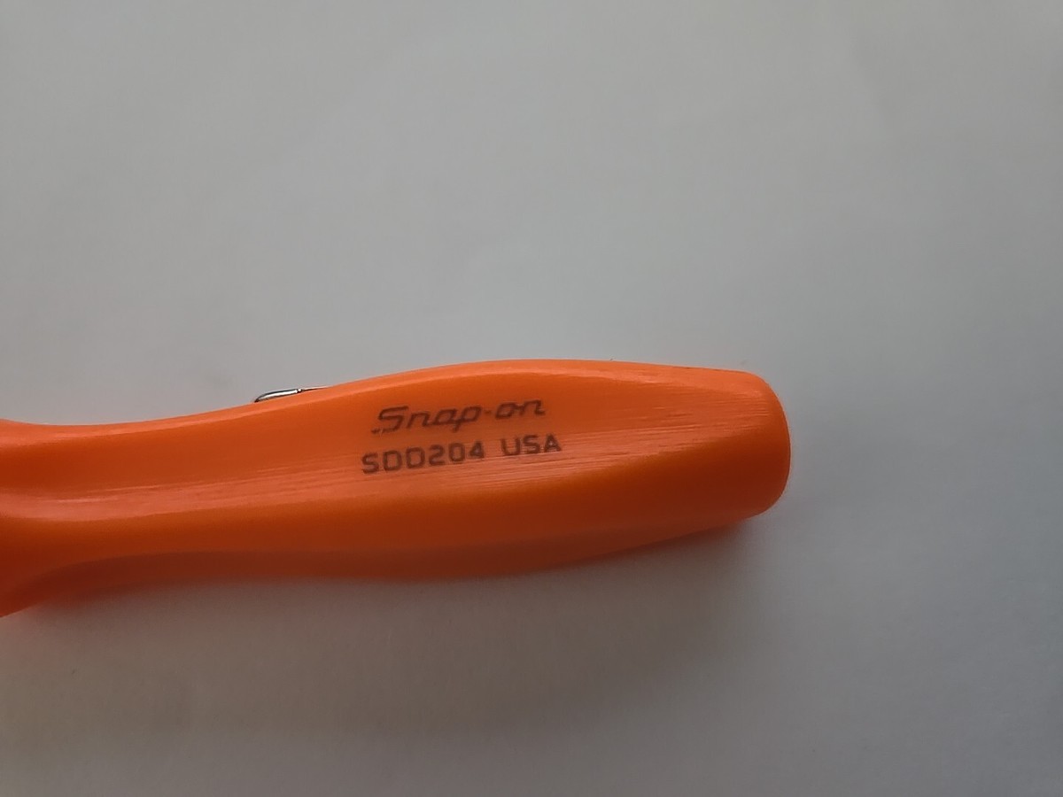 Orange Snap on tools Pocket screwdrivers per order pocket Clip
