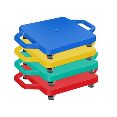 Sports Scooter Board for Kids, Sitting Floor Scooter, Handles, Age 6+ Sports Toy