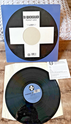 DJ QUICKSILVER  - Planet Love : 12'' Vinyl 4 Track 12'' Single 1998 EMI Records