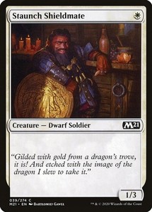 Staunch Shieldmate #39 Core Set 2021 MTG