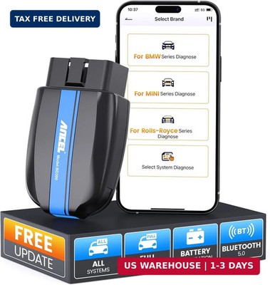 ANCEL BD300 Bluetooth OBD2 Scanner, Full System Code Reader and Diagnostic Tool