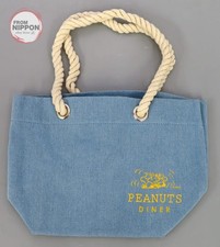 PEANUTS Woodstock Days Denim Tote Bag Woodstock Flitter Flutter Design