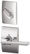 Schlage F59-LAT-CEN Latitude Single Cylinder Interior Pack - Chrome