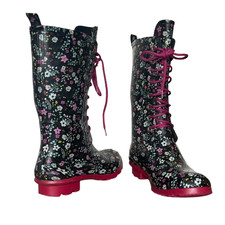 Gummistiefel Damen Blumenmuster Größe UK 5 ...