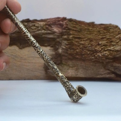 EXTREMELY RARE ANTIQUE VINTAGE PIPE ANCIENT VIKING ARTIFACT AUTHENTIC AMAZING