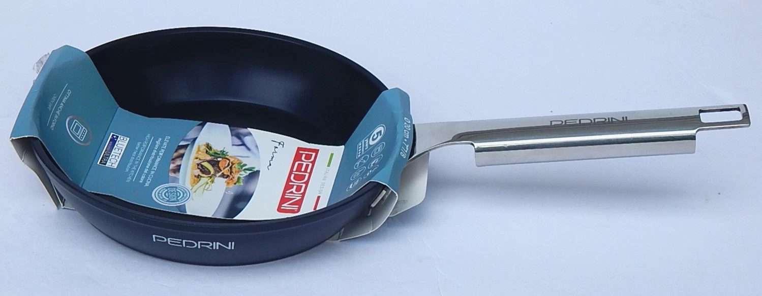 PEDRINI ITALY DESIGN NON-STICK 7 7/8" 20cm FRY PAN SKILLET AUTHENTIC NEW