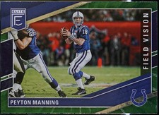 2022 Donruss Elite - Field Vision Green Football Peyton Manning #FV9 NM