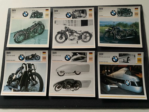 Rarität ! Konvolut 11 Motorräder Sammelkarten BMW  Deutschland