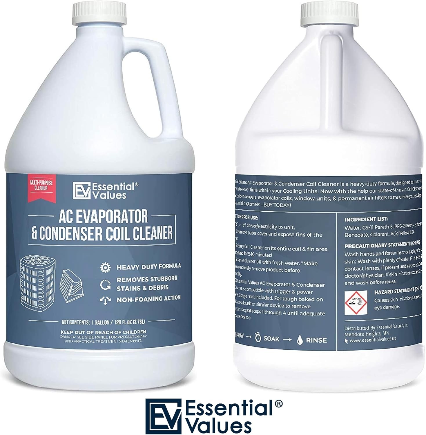 AC Condenser Coil Cleaner Gallon | USA Made Heavy Duty Residential Commercial thumbnail 9