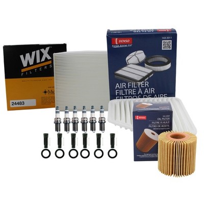 Denso Tune Up Kit NGK 6 Spark Plugs and Boots Kit for Avalon ES350 Venza 3.5L V6