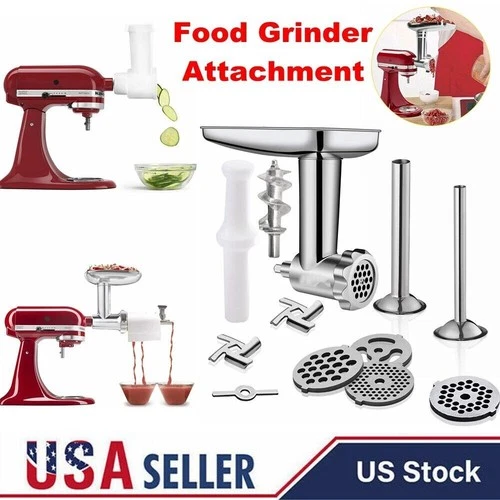 KitchenAid Meat Grinder Slicer Shredder TOMATO JUICER Stand Mixer Attachment US