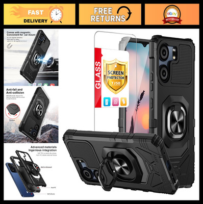 TJS Compatible for BLU View 5 B160V Case, Blu F5 5G Case,with Tempered Glass Scr