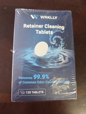 NIB Retainer Cleaning Tablets 120 pcs , Denture Cleaning Tablets, Invisalign