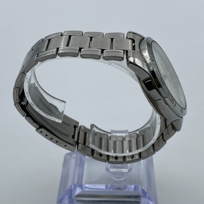 Casio Watch MTP V004 Silver Stainless Steel Band Dial | eBay display picture 3