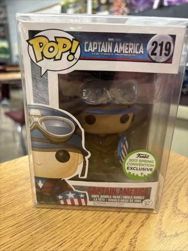 Funko Pop! Vinyl Marvel Figure #219 Captain America The First Avenger EXCLUSIVE