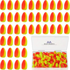 80/60/45 PCS Bullet Fishing Foam Floats Snell Float Surf Pompano Rigs Float for