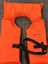 West Marine Universal Life Jacket Chest-30-52" Near Shore Buoyant Vest Type 2
